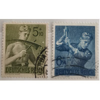 Série Německo, Reich, 5+10 Pfg., Mi.851-852#