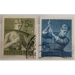 Série Německo, Reich, 5+10 Pfg., Mi.851-852#