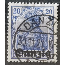 Známka Danzig, 20 Pf, Mi.4#