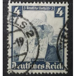 Známka Německo, Reich, 4+3 Pfg., Mi.589#