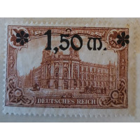 Známka Německo, Reich, 1.50/1Mk., Mi.117*