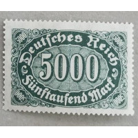 Známka Německo, Reich, 5000Mk., Mi.256**