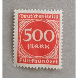 Známka Německo, Reich, 500Mk., Mi.272**