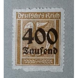 Známka Německo, Reich, 400/25T.Mk./Pfg., Mi.298**