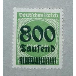 Známka Německo, Reich, 800/300T.Mk./Mk., Mi.304**