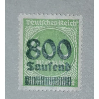 Známka Německo, Reich, 800/400T.Mk./Mk., Mi.306**