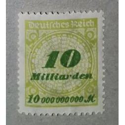 Známka Německo, Reich, 10Bi.Mk., Mi.328**