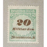 Známka Německo, Reich, 20Bi.Mk., Mi.329**