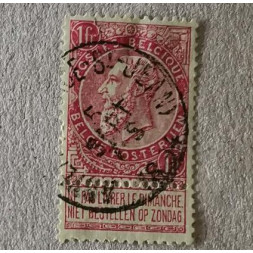 Známka Belgie, 1 Fr, Mi.58#