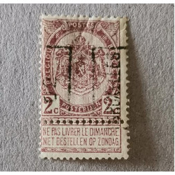 Známka Belgie, 2c, Mi.60#