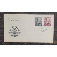 FDC Známky ČSR II, 1,50-3 Kčs, Pof.581-582**