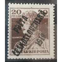 Známka ČSR PČ 1919, 20f, Pof.120*