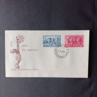 FDC ČSR, Pof.554-555** 