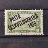 Známka ČSR PČ 1919 , 80f, Pof.113* 