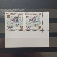 Dvojpáska ČSR, 1,80Kčs, Pof.1957** 