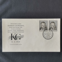 FDC ČSR, 3 Kčs-3 Kčs, Pof.718-718** 