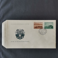 FDC ČSR, 1,50 Kčs-7 Kčs, Pof.730-731** 