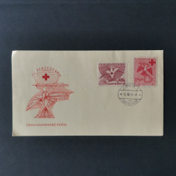 FDC ČSR, 1,50+0,50-3+1 Kčs, Pof.527-528** 