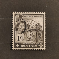 Známka Malta, 1d, Mi.239# 