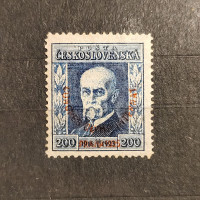 Známka ČSR, 200h, Pof.182**, P6 