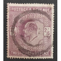 Známka Velká Británie Král Edward VII, 2s6d, Sg.260#